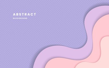 Soyut mor ve pembe gradyan arkaplan dinamik dalgalı ışık ve ızgara desenli arka plan. Sıvı dinamik şekiller soyut bileşimi oluşturur. Görüntü vektörü 10 eps.
