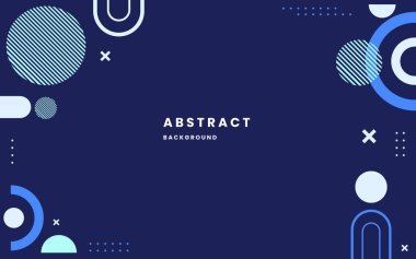 Mavi soyut geometrik şekiller tasarım elemanı arka planı. Mavi arka plan. Geometrik şekiller mavi ve beyaz, modern şekiller. Görüntü vektörü 10 eps.