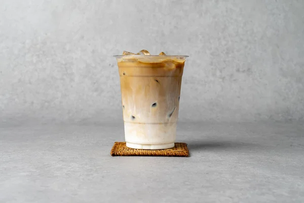 Koreański Styl Jedzenie Kawiarnia Latte Mrożona Kawa — Zdjęcie stockowe