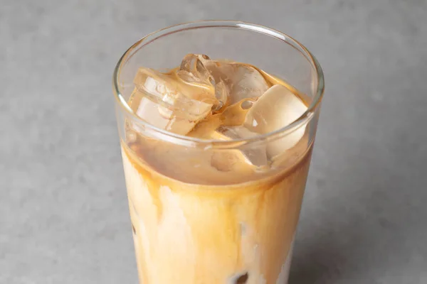 Makanan Korea Vanilla Latte Iced Coffee — Stok Foto