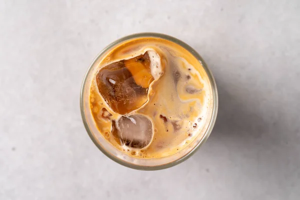 Koreański Styl Jedzenie Drink Helsinki Latte Kawa — Zdjęcie stockowe
