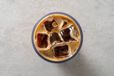 Buz, Americano, kahve, latte, sütlü kahve.,