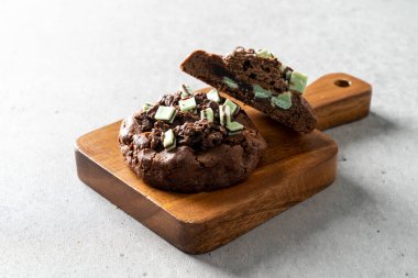 Kore yemekleri kurabiye atıştırmalıkları Matcha S 'mores
