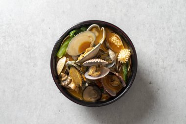 Palbochae Tangsuyuk Samseon Tepsisi Kara Fasulye Eriştesi Kara Fasulye Eriştesi Midye Jlam Jjamppong Çin Mutfağı