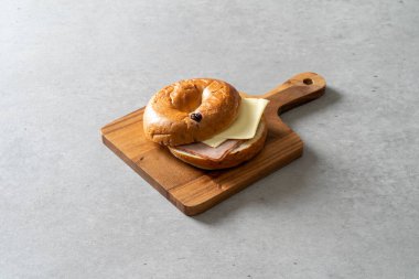 Citron, Smoothie Bagel, Sandviç Jambonu ve peynirli sandviç.