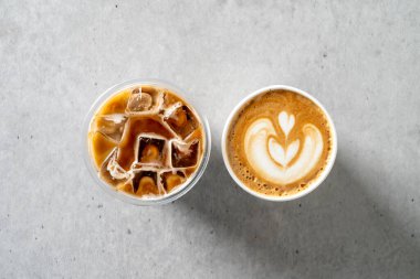 Latte, ice, americano, lemon, ade, ahududu, limon, köpük, kanül, çikolata, kanül, tuz, karamel ve finansör.