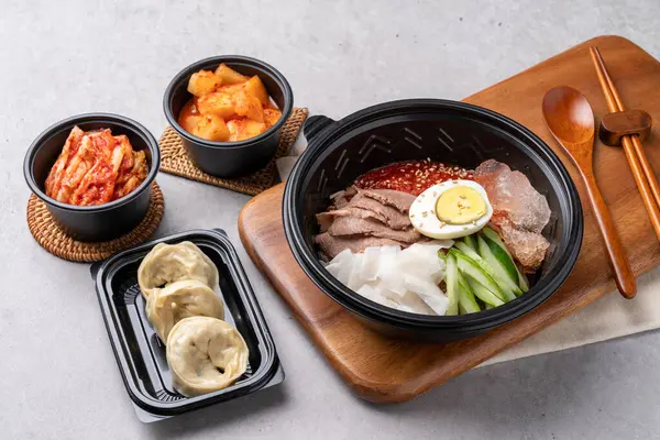 Cold noodles, Korean food, spicy noodles, beef, meat dumplings, dumplings, stir-fried pork, beef noodle soup, hangover soup, traditional, yukgaejang, food, sushi, meal, dinner, isolated