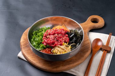 Kore yemeği, Kore eti, sığır eti, bibibimbap, pirinç çorbası, çiğ et, kimchi güveci, güveç, meze, meze, baharat, tofu