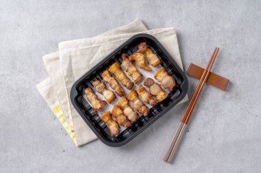 Domuz Göbeği Pirinç Kasesi Kore yemeği