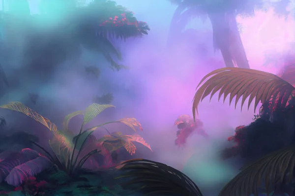 Jungle Fever Fantasy volumetric fog Complex.