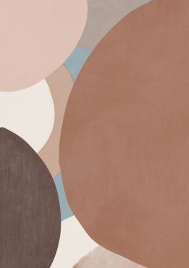 Kahverengi ve mavi Mocha Mousse arka planı. Sıvı resim suluboya boya. 2025 'in moda rengi. Tasarım, baskı, kumaş veya arkaplan için elle çizilmiş illüstrasyon