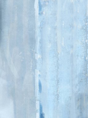 Suluboya ve akrilik karışımlı mavi soyut duvar sanatı. Posterler, ev dekorasyonu, davetiyeler, web tasarımı ve basılabilir sanat eserleri üzerine modern yağlı boya tablo.