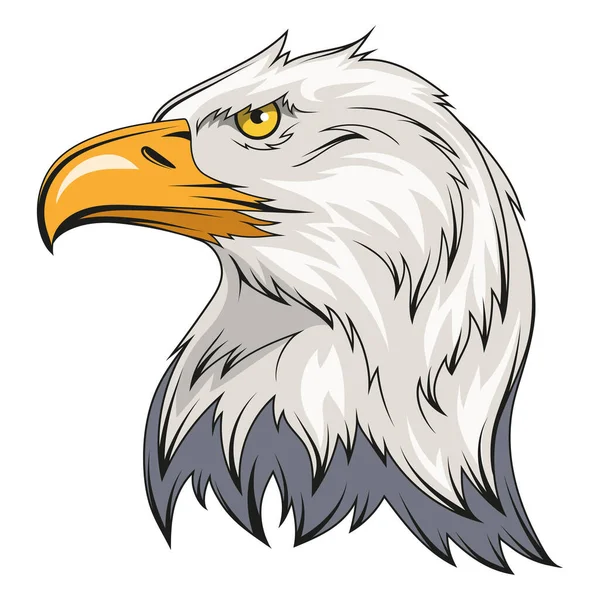 Орел Векторна Ілюстрація Сяючого Лисого Орла Національний Символ Сша — стоковий вектор