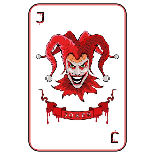 Joker Playing Card Vector Jolly Joker Face Royalty Free Stock Vectors
