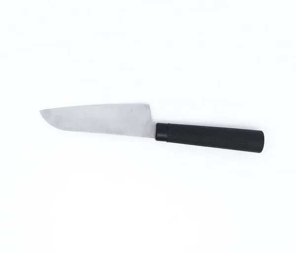 Кухонный Нож Изолирован Белом Фоне Вид Сверху — стоковое фото