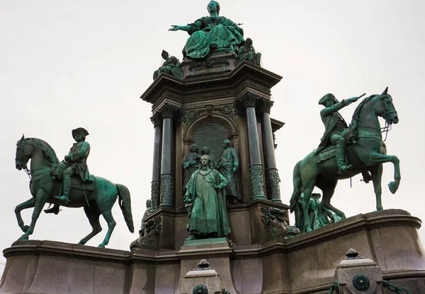 Maria Theresia Anıtı Maria Theresien Platz Viyana — Stok fotoğraf