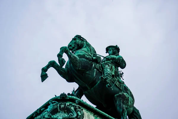 Savoy Prensi Eugene Prinz Eugen Von Savoyen Hofburg Sarayı Önündeki — Stok fotoğraf