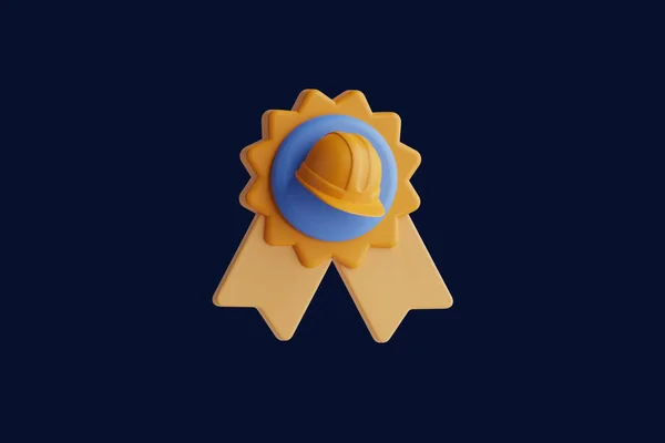 Award Helmet Icon Illustration — Stock Photo, Image