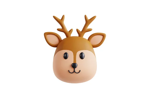 Render Deer Illustration — Stock Photo, Image