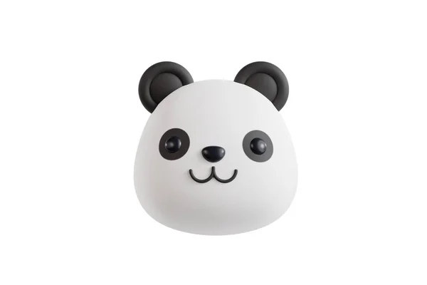 Renderizar Panda Ilustração — Fotografia de Stock