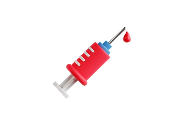 Ilustrace Injekční Stříkačky — Stock fotografie