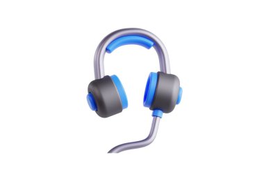 Melodik müziğin 3d illüstrasyonu