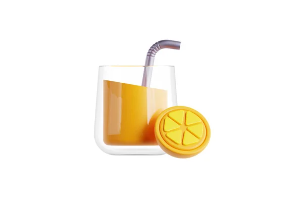 Illustration Uppfriskande Juice — Stockfoto