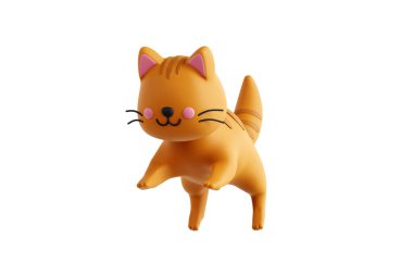 3 boyutlu kedi simgesine saldırma pozisyonu