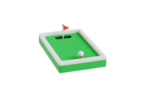 Ilustração Diversão Entretenimento Mini Golfe — Fotografia de Stock