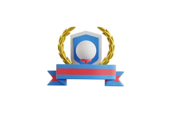 Illustrazione Del Torneo Golf Della Competizione — Foto Stock