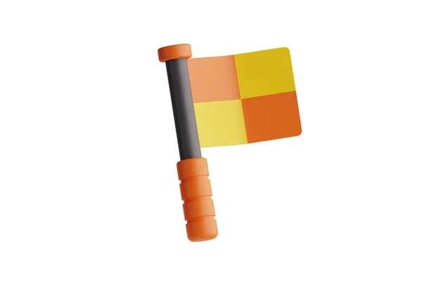 Illustration Referee Flag Icon — Stock Photo, Image
