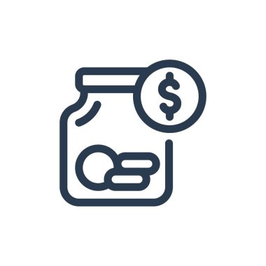 para bağışı vektör illüstrasyonu