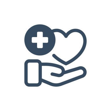 tıbbi hayır kurumu vektör illüstrasyonu