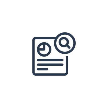 Çalışma ve keşif, araştırma simgesi