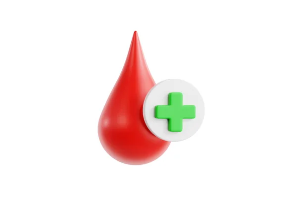 Blood Donor Charity Icon — Stock Photo, Image