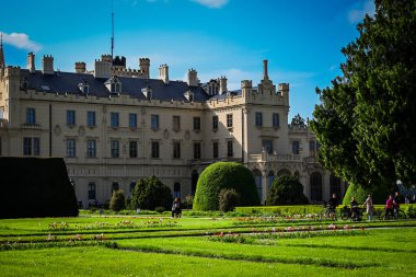 Çek Cumhuriyeti, Lednice, 2023 / 05 / 07, Çek Cumhuriyeti 'nin güzel kalesi Lednice.