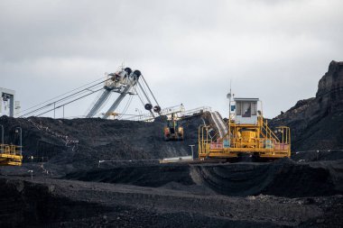 Çek Cumhuriyeti, Most, 2024 / 02 / 01, kömür madeni, kömür madeni endüstrisi, büyük madencilik madeni, yüzey madeni