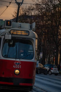 Avusturya, Viyana, 2023 / 12 / 15, tramvay