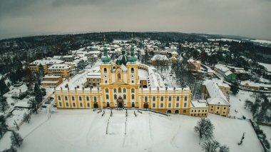 Olomouc, Çek Cumhuriyeti 'ndeki kutsal üçlünün kilise ve katedrali