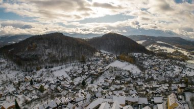 En güzel manzaranın başkentinin havadan görünüşü.