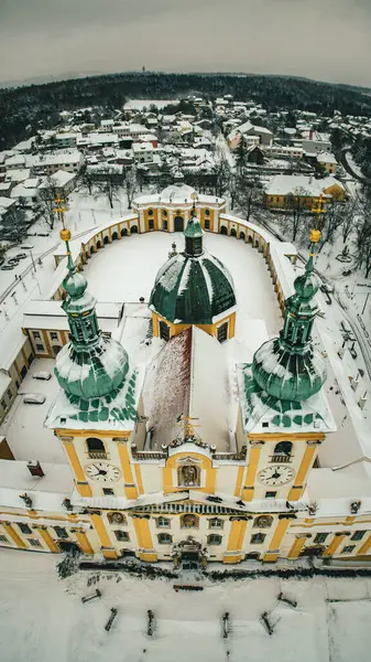 Olomouc, Çek Cumhuriyeti 'ndeki kutsal üçlünün kilise ve katedrali