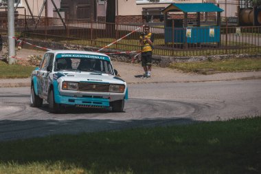 Çek Cumhuriyeti, Hustopece, 2024 / 06 / 15 - Hustopece, Çek yarış serisi, yarış arabaları, rali yarış serisi