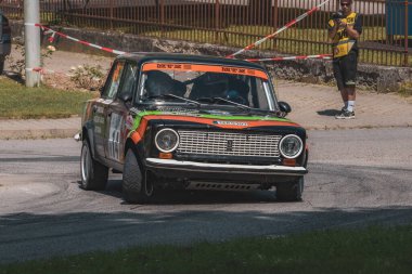 Çek Cumhuriyeti, Hustopece, 2024 / 06 / 15 - Hustopece, Çek yarış serisi, yarış arabaları, rali yarış serisi