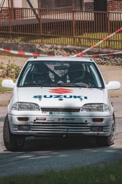 Çek Cumhuriyeti, Hustopece, 2024 / 06 / 15 - Hustopece, Çek yarış serisi, yarış arabaları, rali yarış serisi