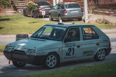 Çek Cumhuriyeti, Hustopece, 2024 / 06 / 15 - Hustopece, Çek yarış serisi, yarış arabaları, rali yarış serisi