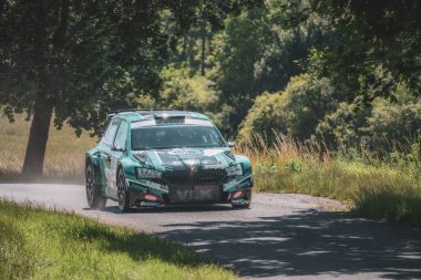 Çek Cumhuriyeti, Hustopece, 2024 / 06 / 15 - Hustopece, Çek yarış serisi, yarış arabaları, rali yarış serisi