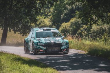 Çek Cumhuriyeti, Hustopece, 2024 / 06 / 15 - Hustopece, Çek yarış serisi, yarış arabaları, rali yarış serisi