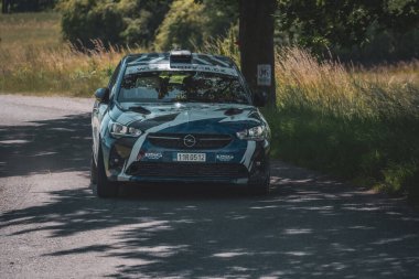 Çek Cumhuriyeti, Hustopece, 2024 / 06 / 15 - Hustopece, Çek yarış serisi, yarış arabaları, rali yarış serisi