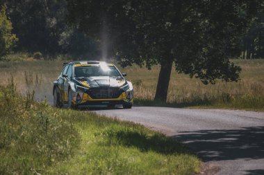 Çek Cumhuriyeti, Hustopece, 2024 / 06 / 15 - Hustopece, Çek yarış serisi, yarış arabaları, rali yarış serisi