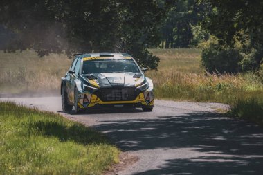 Çek Cumhuriyeti, Hustopece, 2024 / 06 / 15 - Hustopece, Çek yarış serisi, yarış arabaları, rali yarış serisi